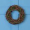 13" Green and Brown Moss Twig Wreath Artificial Rustic Spring Decoration